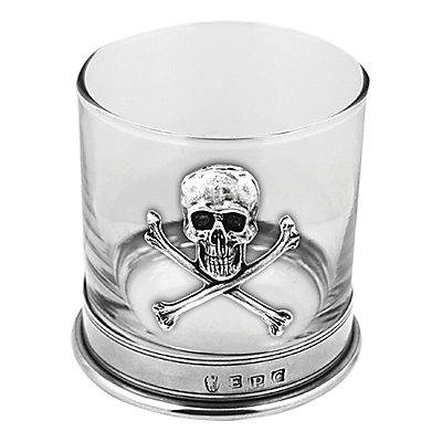 English Pewter Company Skull Tumbler